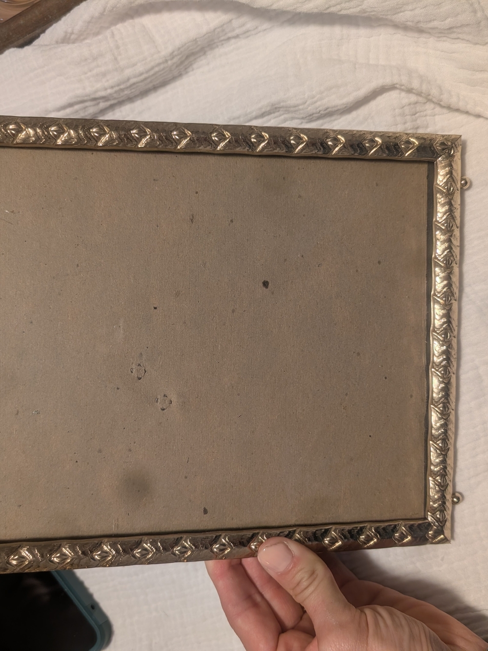 Ornate Metallic Picture Frame in Silver
